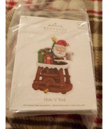 Hallmark Christmas Ornament hide &#39;n&#39; Peek New 2011 Magic ~ Santa Toy Lis... - $7.97 CAD