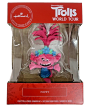 Pink Poppy Christmas Tree Ornament Hallmark 2020 Trolls World Tour Red Box NEW - £8.31 GBP