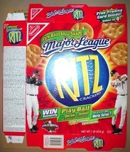 2001 Ritz Crackers Box With New York Yankees Derek Jeter Cincinnati Reds Ken Gri - £4.68 GBP
