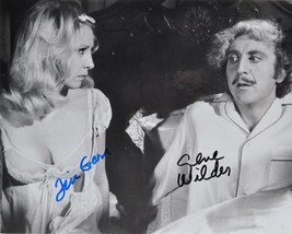 YOUNG FRANKENSTEIN CAST SIGNED PHOTO X2 - Gene Wilder, Teri Garr  w/COA - £230.48 GBP