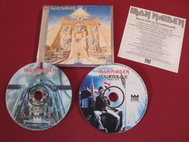 Iron Maiden Powerslave 1995 Castle Cd+Limited Edition Bonus Disc Vg++ Rare Oop - £39.21 GBP