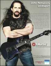 John Petrucci Dream Theater 2010 DiMarzio Guitar Pickups ad 8 x 11 advertisement - £3.31 GBP