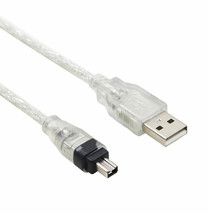 Usb Data Cable Firewire Ieee 1394 For Jvc Gr-D200 Gr-D201 Gr-D20E Gr-D21 - $18.99