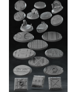 3D Printed Nafarrate Space Orc Bases Set Space Orcs 28 32 mm D&amp;D - $81.52 CAD