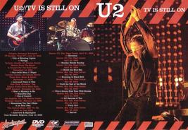 U2 TV Is Still On DVD Various TV Dates 2004 - 2006 Very Rare Pro-Shot - £15.95 GBP