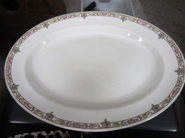 Johnson Bros Art Deco Style Large Oval Meat Platter - 16&quot; X 12&quot; - £31.14 GBP