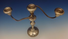 Grande Baroque by Wallace Sterling Silver Candelabra 3-Light 13&quot; #4101 (... - $1,124.02 CAD
