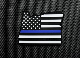 Oregon State Thin Blue Line 3D Pvc Morale Patch Ppb Osp Mcso Or Tbl Police - £5.72 GBP