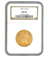 1901-S Gold Liberty Eagle Ausgewählten Von NGC As MS-64 - €2.500,33 EUR