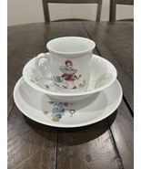Vintage Bavarian W. German Hummelwerk Porcelain Childs Dinner Set Clowns... - $67.68 CAD