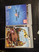 Lot Of 2: Little Big Planet +Disney&#39;s Infinity 2.0 (Play Station 3, PS3) Complete - £7.77 GBP