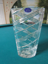 Royal Doulton Crystal Teadrop Vase Swing 9 1/2&quot; Tall X 6&quot; - £97.56 GBP