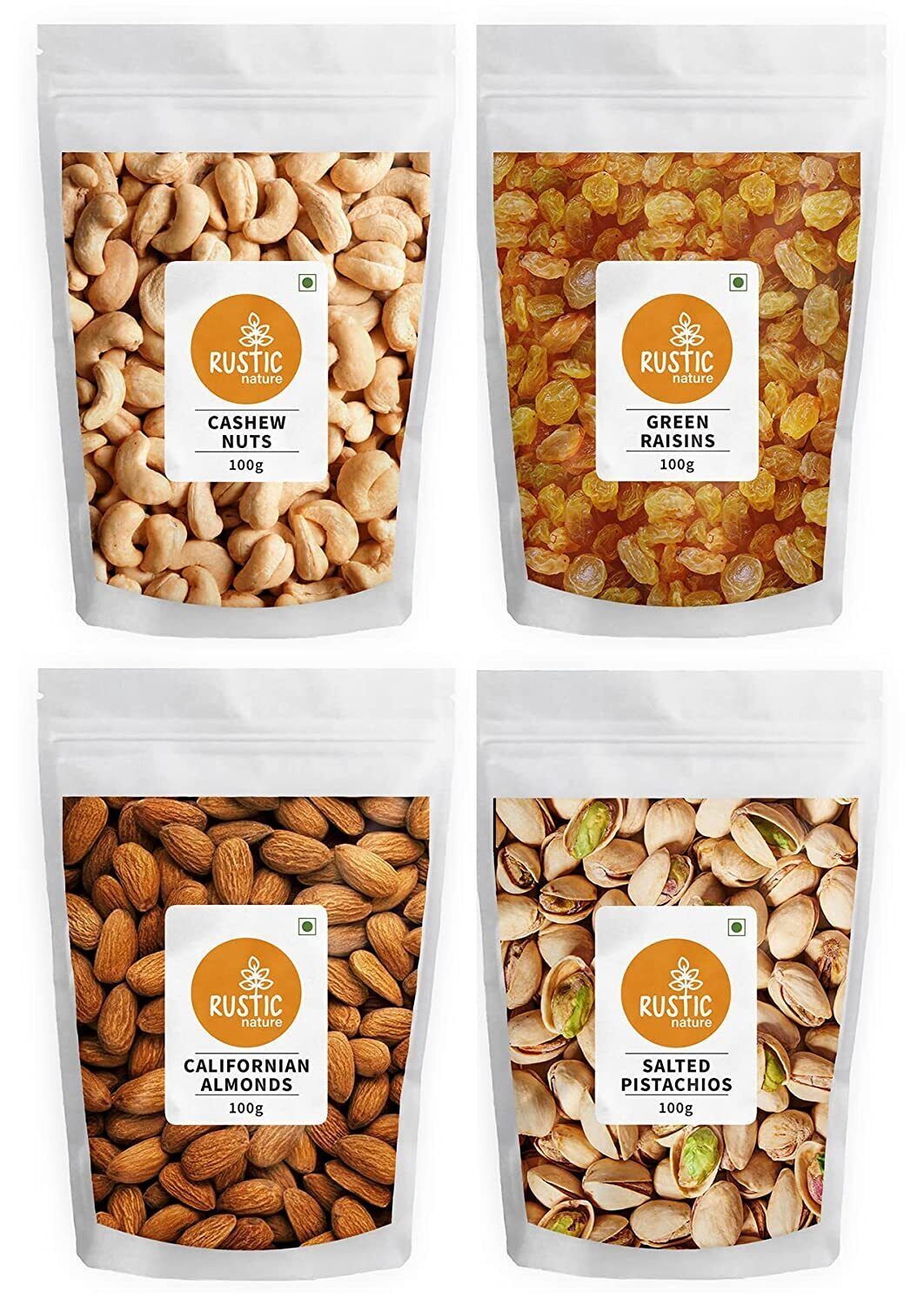 Primary image for Dry Fruits Almond, Cashew, Raisin, Pistachio Mixed Combo Pack (1kg)FREE SHIPPING