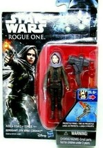 STAR WARS, SERGEANT JYN ERSO (JEDHA) ROGUE ONE MIT ZUBEHÖR, HASBRO, NEU - £26.41 GBP