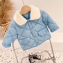 2022 winter korean style Baby Children Coats  collar Jackets Boys Warm Outerwear - £68.10 GBP