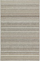 Garland Rug Carnival Area Rug, 5-Feet By 7-Feet, Random Earthtone Stripes - £31.51 GBP