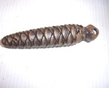 Vintage 300 gram  Cuckoo Clock Pine cone Weight Iron Bronzed 4-5/8&quot; long - $13.81