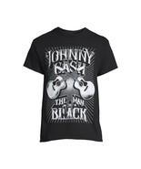 Men&#39;s Black Johnny Cash T-Shirt The Man in Black Size 3XL XXX-Large 54-5... - £5.37 GBP