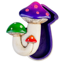 Magic Mushrooms Trinket Box - Large - £29.50 GBP