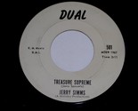 Jerry Simms Treasure Supreme Good Luck Orville 45 Rpm Record Dual 501 Pr... - $249.99