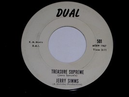 Jerry Simms Treasure Supreme Good Luck Orville 45 Rpm Record Dual 501 Pr... - £195.55 GBP