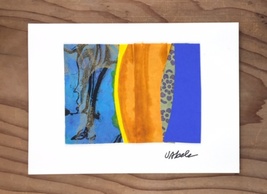Abstract Mixed Media Collage No.2 Art / Greeting Card - $14.00