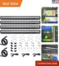 Super Bright 1ft T5 LED Grow Light - Full Spectrum, Easy Installation, 4... - $91.99