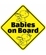 BABY ON BOARD GIRL GIRLS BABIES PREGNANT ASSORTED DECAL STICKER BUY 2 GE... - $55.27 MXN
