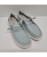 Hey Dude Womens Wendy Sparkling Sky Blue Size 10 Shoes - $39.50