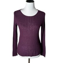Eileen Fisher Knit Blouse Merino Wool Alpaca Hair Women&#39;s Size PP 2P 4P - $54.45