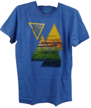 Oxide Men&#39;s Surf Graphic Short-Sleeve T-Shirt Blue Heather - MEDIUM - £13.04 GBP