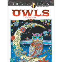 Dover Publications-Creative Haven: Owls - £13.99 GBP