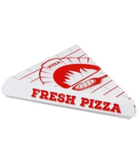 White Clay Coated Clamshell Pizza Slice Box (400 Case) - €155,60 EUR