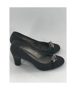 Liz Claiborne High Heel Pumps Size 10 Round Toe Gray - $18.70