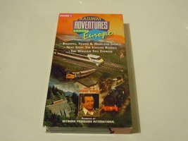 Train VHS   Railway Adventures Across Europe   1995 - £7.43 GBP
