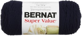 Bernat Super Value Solid Yarn-Navy (Pack of 3) - $931.41 MXN