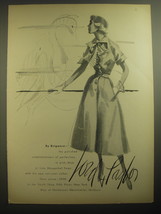 1950 Lord &amp; Taylor Dress by Brigance Advertisement - $18.49