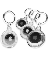 4 Pack Airtag Keychain Waterproof, Air Tag Holder for Apple Airtag GPS T... - £11.05 GBP