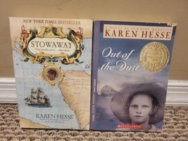 Lot of 2 Karen Hesse Books: Stowaway, Out of the Dust - £6.74 GBP