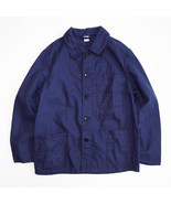 Vintage German army blue work jacket chore worker military denim-like ne... - £31.97 GBP+