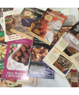 Vintage recipe booklets cards and cut out lot Betty Crocker Hunts knox R... - $47.29 CAD