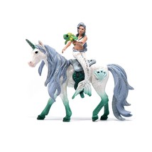 Schleich bayala, Mermaid Unicorn Toys for Girls and Boys, Mermaid Doll Riding on - £22.04 GBP