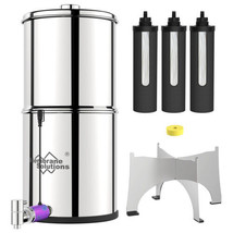 UV Countertop Water Filtration System, Stainless Steel 2.25G Gravity Water Filte - £620.39 GBP