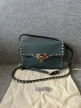 Valentino $1850 Rockstud Crossbody Leather Bag, Pre-owned. - £495.80 GBP