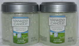 Yankee Candle Fragrance Spheres Odor Neutralizing Beads Lot Set 2 CLEAN ... - $26.63