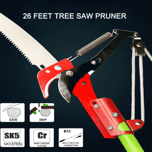 26 Foot Length Tree Pole Pruner Tree Saw Garden Tools Loppers Hand Pole Saws - £56.37 GBP