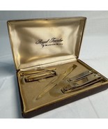 Vintage Royal Traveler by Kustom King Gold Nail Care 5 Piece Set In Box - $322.92 MXN