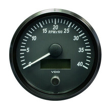 VDO SingleViu 100mm (4&quot;) Tachometer - 4000 RPM - £181.21 GBP