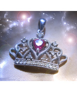 Haunted NECKLACE 3000X BE TREATED LIKE ROYALTY MAGICK CROWN WITCH Cassia4 - €256,63 EUR