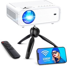 Portable Mini Projector With 5G Wifi And Bluetooth, Acrojoy 1080P Supported - £100.70 GBP
